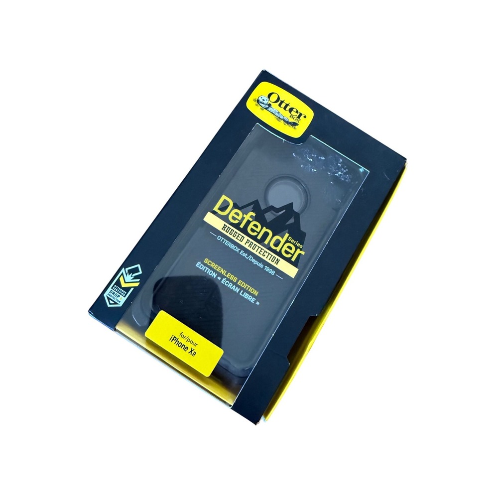 Otterbox defender case for iphone XR in black screenless protection